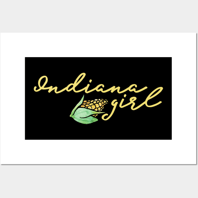 Indiana Girl Wall Art by bubbsnugg